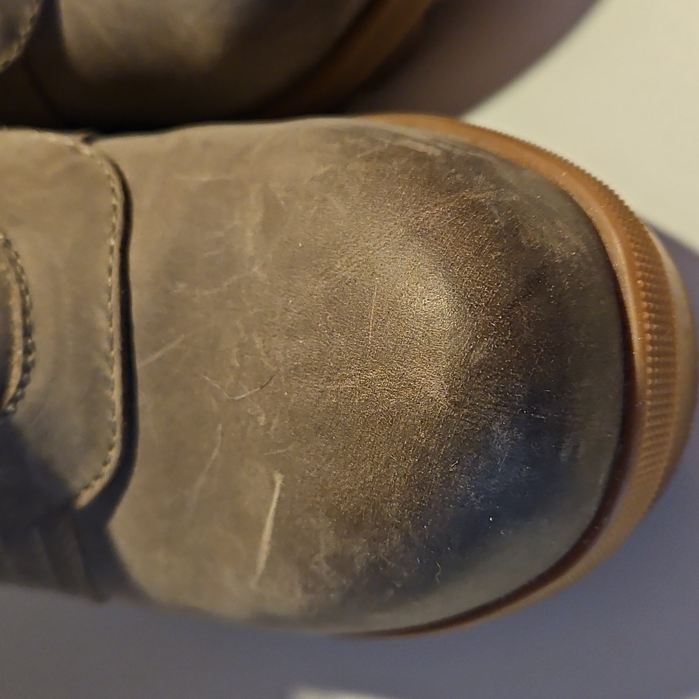 Sorel Women's Gray/Tan Wedge Boots - Picture 7 of 11